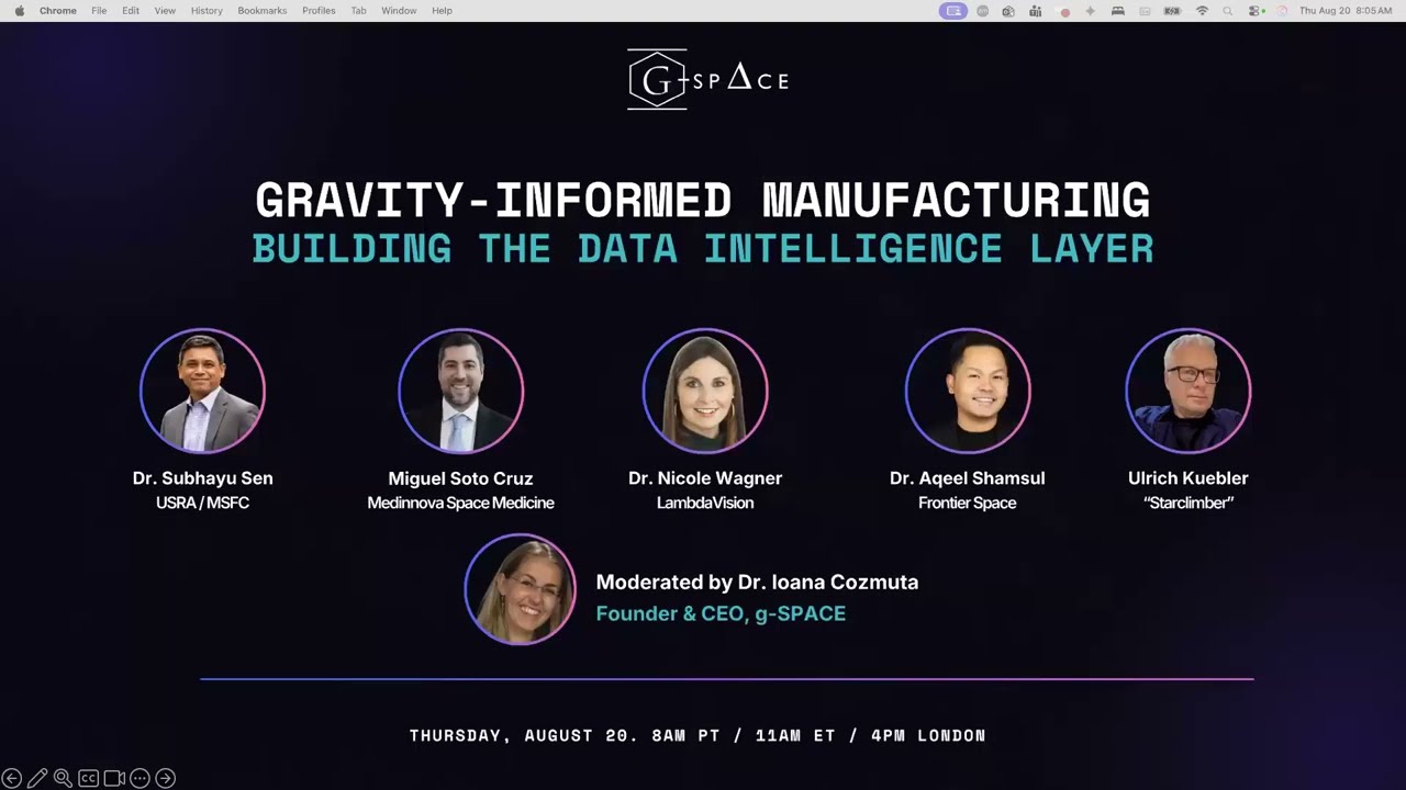 Watch the Gravity-Informed Manufacturing webinar on YouTube